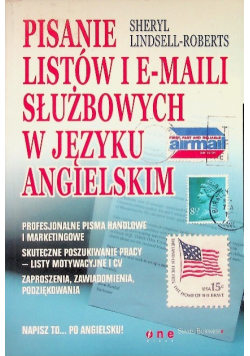 Pisanie listów i e maili służbowych w języku angielskim