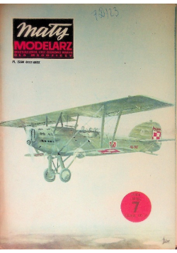 Mały modelarz Nr  7 / 84 Samolot Potez XXV