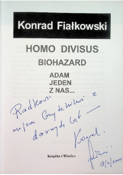 Homo divisus Biohazard Adam jeden z nas
