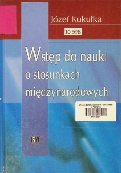 Wstęp do nauki o stosunkach międzynarodowych