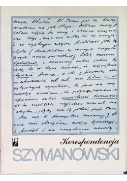 Korespondencja Szymanowski