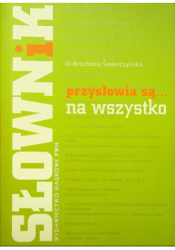 Słownik przysłowia są na wszystko