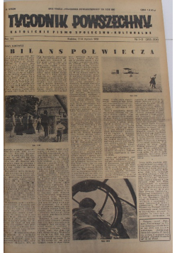 Tygodnik Powszechny katolickie pismo społeczno-kulturalne Nr 1 do 52 / 51