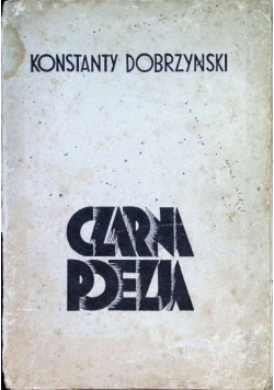 Czarna poezja 1936r