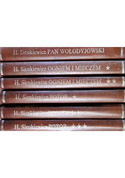 Pan Wołodyjowski / Ogniem i Mieczem Tom 1 i 2 / Potop Tom 1 do 3