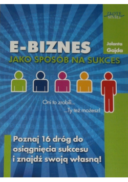 E - biznes jako sposób na sukces