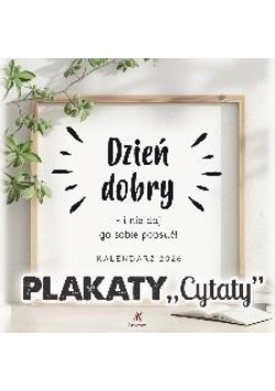 Kalendarz 2026 wieloplanszowy 33x33cm Plakaty...