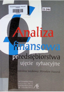 Analiza finansowa przedsiębiorstwa