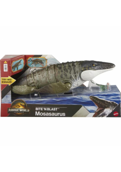 Jurassic World Figurka Bite 'N Blast Mosasaurus