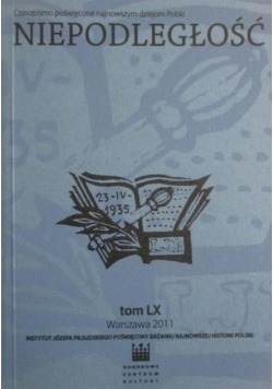 Niepodległość tom LX