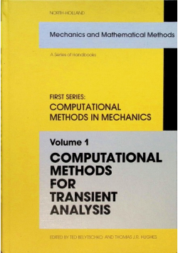 Computational Methods for Transient Analysis Volume 1