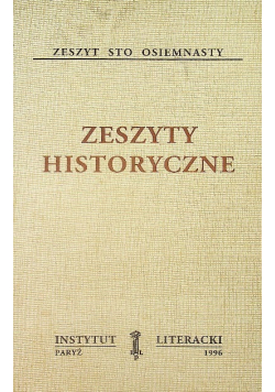 Zeszyty Historyczne Zeszyt 148