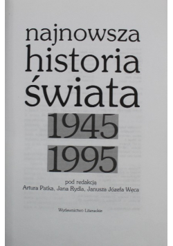 Najnowsza historia świata