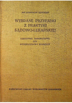 Wybrane przypadki z praktyki sądowo lekarskiej