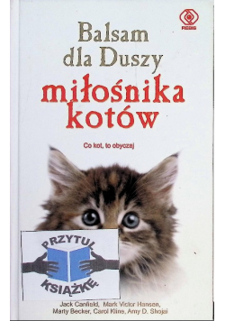 Balsam dla Duszy miłośnika kotów