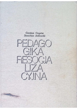 Pedagogika resocjalizacyjna
