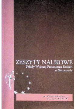 Zeszyty naukowe  Szkoły Wyższej Przymierza Rodzin w Warszawie, Zeszyt 12 i 13