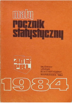 Mały rocznik statystyczny 1984