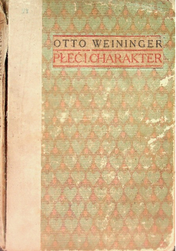 Płeć i charakter 1911 r.