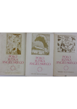 Poeci języka angielskiego Tom 1 do 3