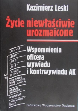 Życie niewłaściwe urozmaicone