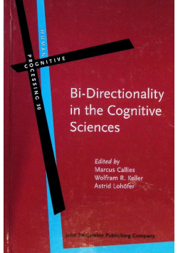 Bi-directionality in the cognitive sciences Volume 30