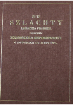 Spis szlachty Królestwa Polskiego