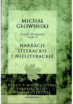 Narracje literackie i nieliterackie Tom II