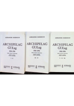Archipelag Gułag Tom I do VII