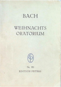Weihnachts Oratorium