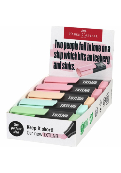 Zakreślacz mini TXTLNR pastel (10szt)