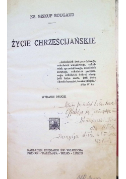 Życie Chrześcijańskie 1925r