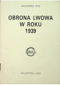 Obrona Lwowa w roku 1939