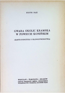 Gwara okolic Kramska w powiecie konińskim