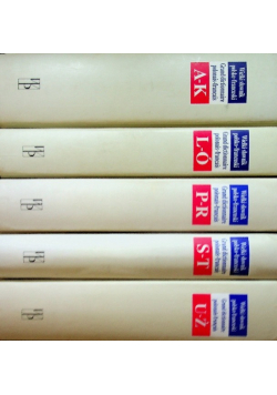 Wielki słownik polsko - francuski Tom 1 do 5