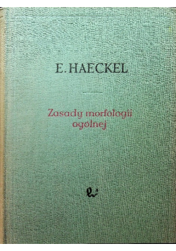 Zasady morfologii ogólnej