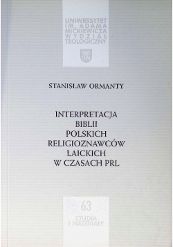 Interpretacja biblii polskich religioznawców