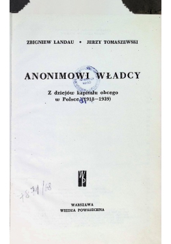 Anonimowi Władcy