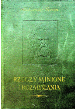 Rzeczy minione i rozmyślania Tom IV