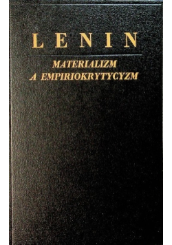 Materializm a empiriokrytycyzm 1949 r.