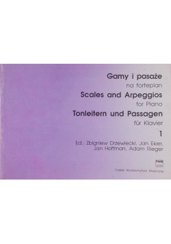 Gamy i pasaże na fortepian