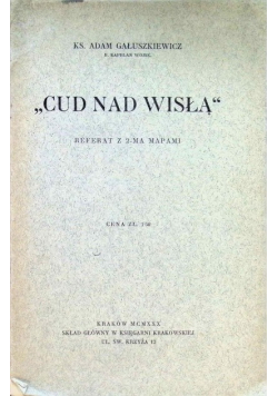 "Cud nad Wisłą" 1930 r.