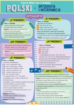 Karta edu składana j. polski - polszczyzna A4