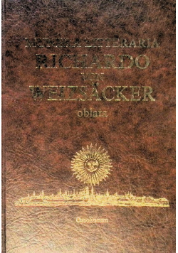 Munera Litteraria  Richardo von Weizsacker oblata