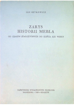 Zarys historii mebla