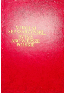 Rytmy abo wiersze polskie