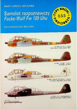 Samolot rozpoznawczy Focke Wulf Fw 189 Uhu Tom 155