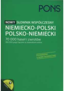 Nowy słownik współczesny niemiecko - polski polsko - niemiecki