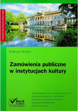 Zamówienia publiczne w instytucjach kultury