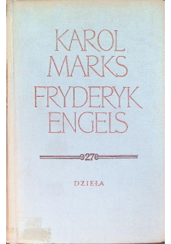 Marks i Engels Dzieła Tom 1